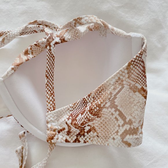 Shade & Shore NWT Light Lift Shirred Underwire Bikini Top 36D Swim Anima… - Picture 8 of 13